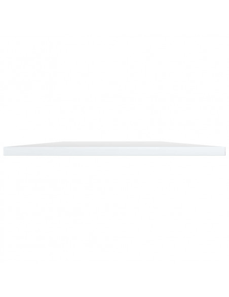 Ripiani per Libreria 8pz Bianco Lucido 40x50x1,5cm Multistrato