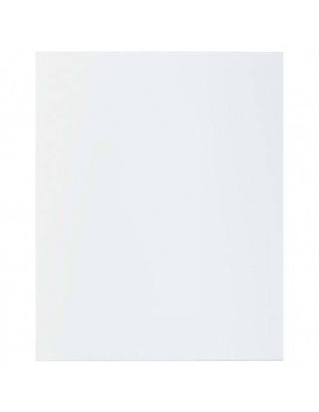 Ripiani per Libreria 8pz Bianco Lucido 40x50x1,5cm Multistrato