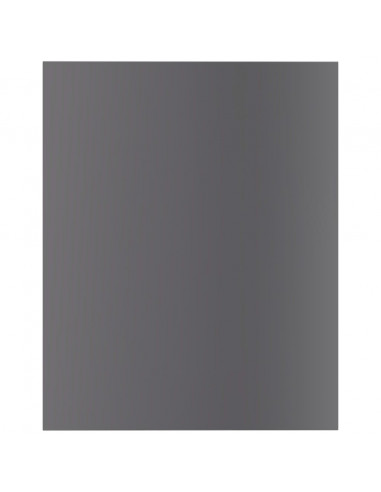 Ripiani per Libreria 8pz Grigio Lucido 40x50x1,5cm Multistrato