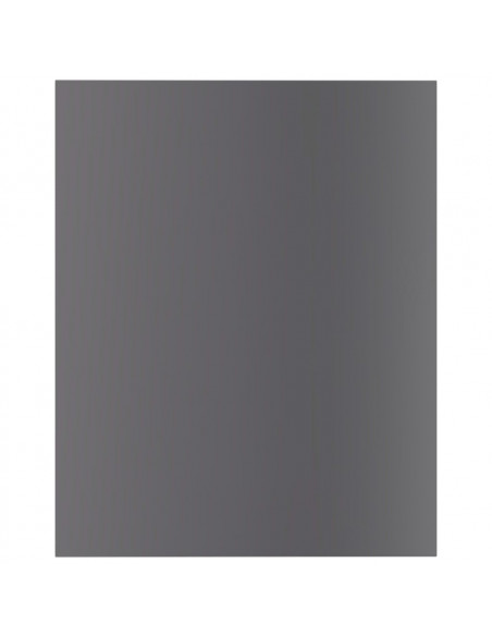 Ripiani per Libreria 8pz Grigio Lucido 40x50x1,5cm Multistrato