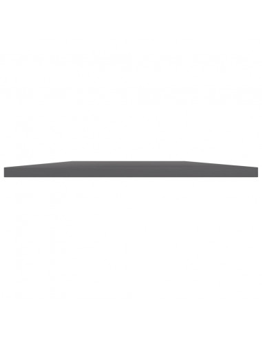 Ripiani per Libreria 8pz Grigio Lucido 40x50x1,5cm Multistrato