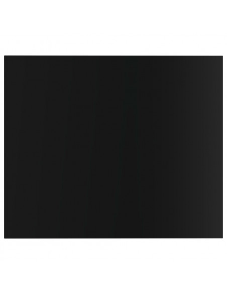 Ripiani per Libreria 8pz Nero Lucido 60x50x1,5cm Multistrato