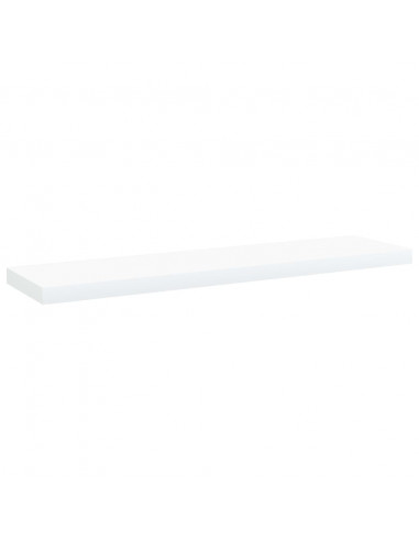 Ripiani per Libreria 4 pz Bianchi 40x10x1,5 cm in Multistrato