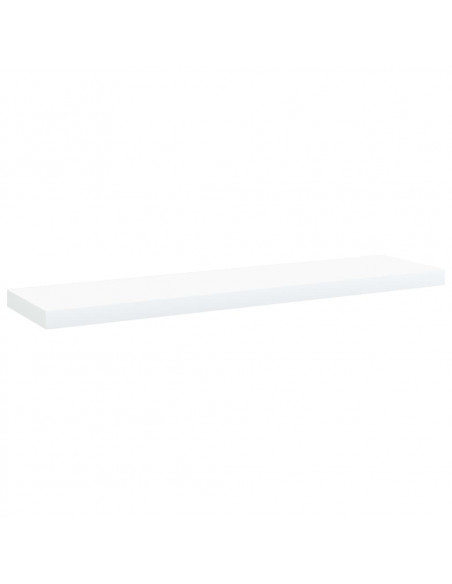 Ripiani per Libreria 4 pz Bianchi 40x10x1,5 cm in Multistrato