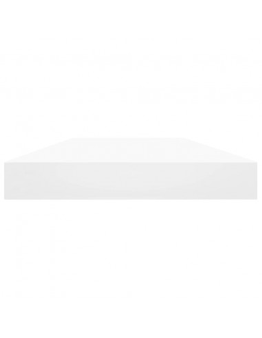 Ripiani per Libreria 4 pz Bianchi 40x10x1,5 cm in Multistrato