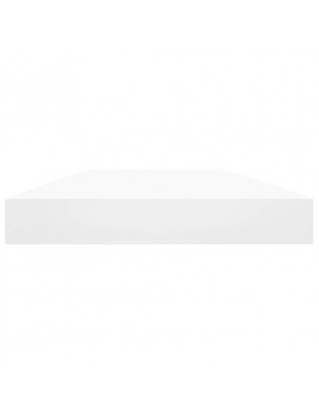 Ripiani per Libreria 4 pz Bianchi 40x10x1,5 cm in Multistrato