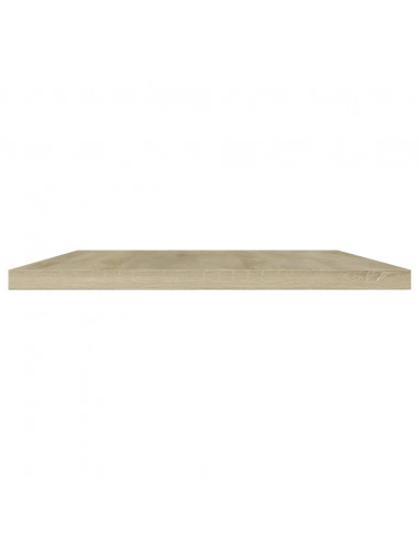 Ripiani per Libreria 4pz Rovere Sonoma 40x30x1,5cm Multistrato