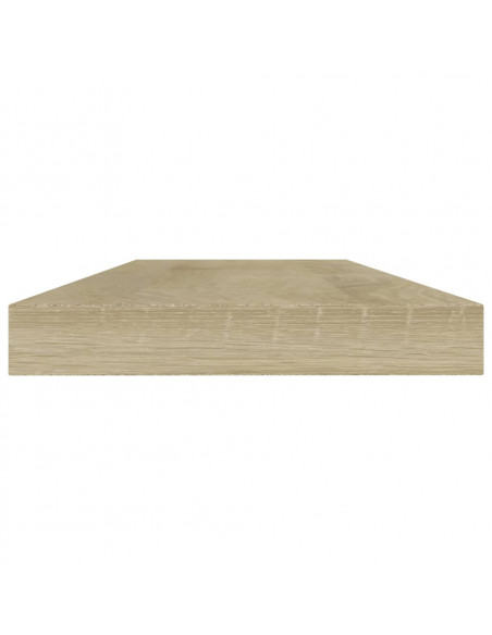 Ripiani per Libreria 4pz Rovere Sonoma 40x10x1,5cm Multistrato