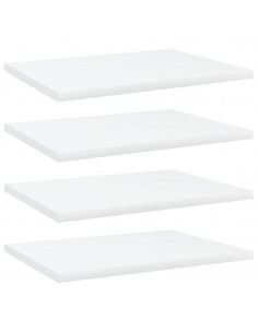 Ripiani per Libreria 4pz Bianchi 40x30x1,5 cm Legno Multistrato 2