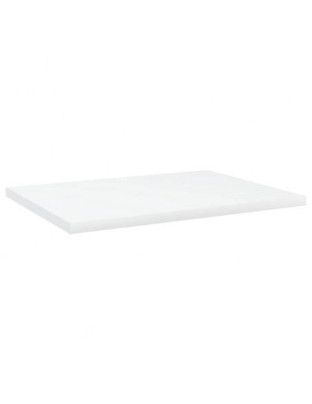 Ripiani per Libreria 4pz Bianchi 40x30x1,5 cm Legno Multistrato