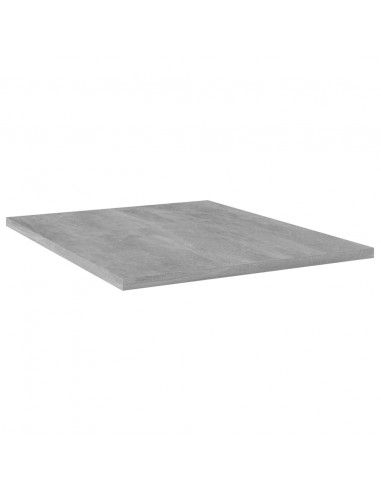 Ripiani per Libreria 4pz Grigio Cemento 40x50x1,5cm Multistrato