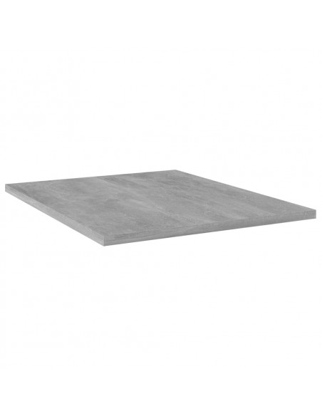 Ripiani per Libreria 4pz Grigio Cemento 40x50x1,5cm Multistrato