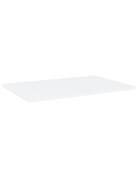 Ripiani per Libreria 4pz Bianchi 60x40x1,5 cm Legno Multistrato