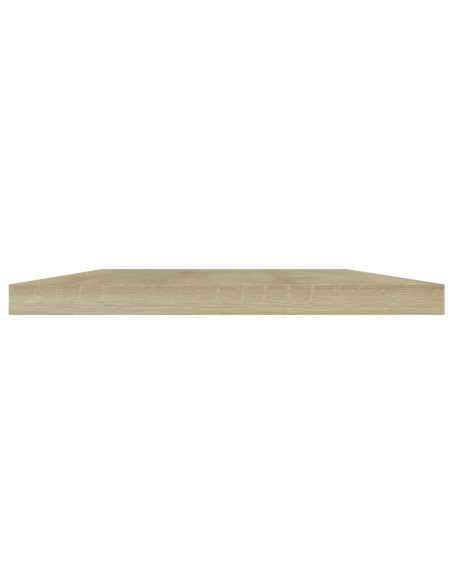 Ripiani per Libreria 4pz Rovere Sonoma 40x20x1,5cm Multistrato
