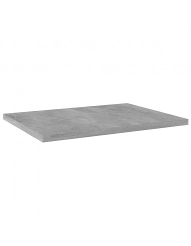 Ripiani per Libreria 4pz Grigio Cemento 40x30x1,5cm Multistrato
