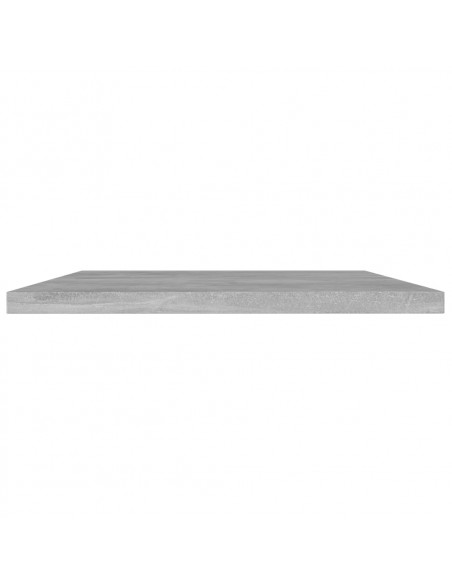 Ripiani per Libreria 4pz Grigio Cemento 40x30x1,5cm Multistrato