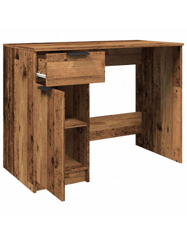 Scrivania Legno Antico 100x50x75 cm in Truciolato