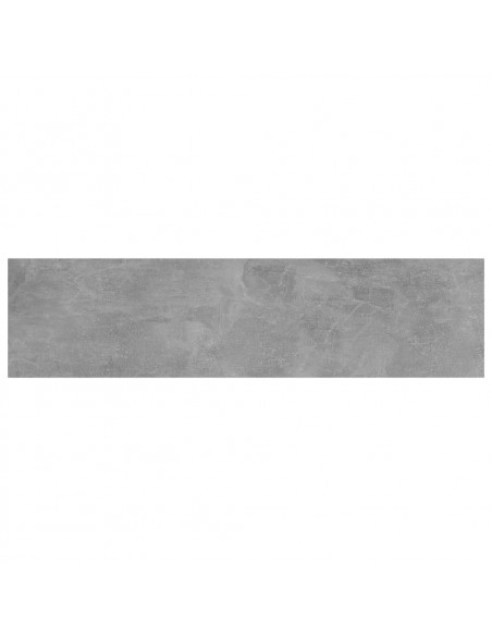 Ripiani per Libreria 4pz Grigio Cemento 40x10x1,5cm Multistrato
