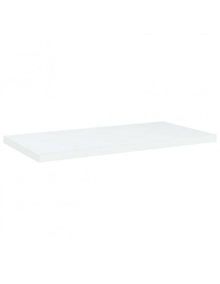 Ripiani per Libreria 4pz Bianchi 40x20x1,5 cm Legno Multistrato