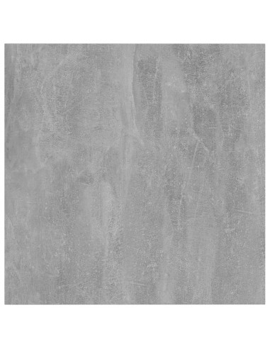Ripiani per Libreria 4pz Grigio Cemento 40x40x1,5cm Multistrato
