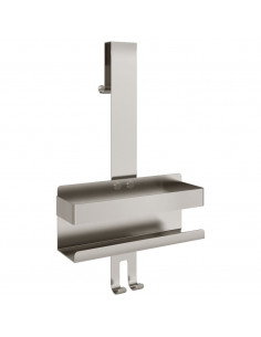 Mensola da Doccia Pensile in Acciaio Inox 304 Spazzolato 2