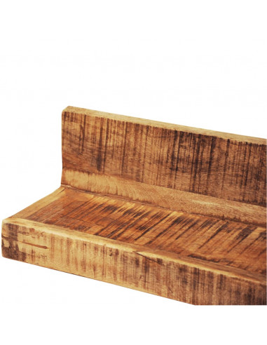 Mensole a muro in legno massiccio 2 articoli