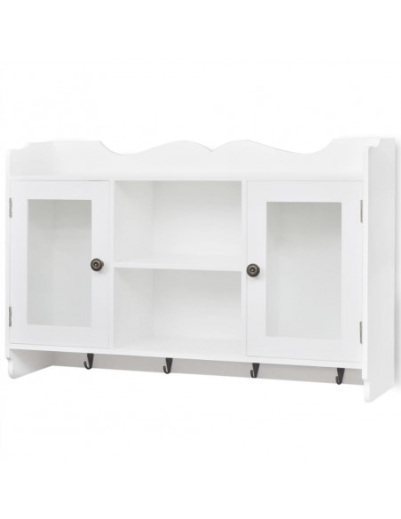 Mobile Pensile in MDF Porta DVD/Libri/Bicchieri