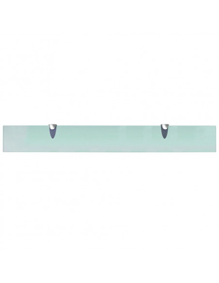 Mensola Galleggiante in Vetro 80x10 cm 8 mm