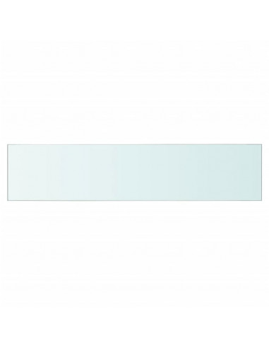 Mensola in Vetro Trasparente 60x12 cm