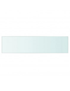 Pannello Mensola in Vetro Trasparente 60x15 cm 2