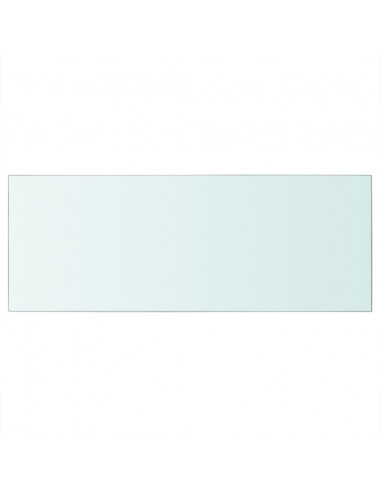 Mensola in Vetro Trasparente 60x25 cm