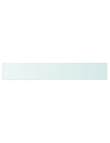 Mensola in Vetro Trasparente 80x12 cm