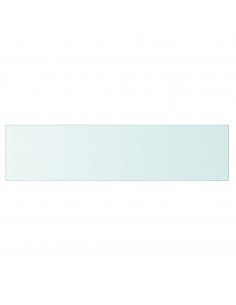 Mensola in Vetro Trasparente 80x20 cm 2