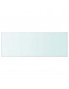 Mensola in Vetro Trasparente 80x30 cm 2