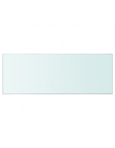 Mensola in Vetro Trasparente 80x30 cm