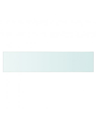 Mensola in Vetro Trasparente 90x20 cm