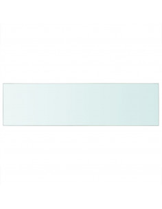 Mensola in Vetro Trasparente 90x25 cm 2