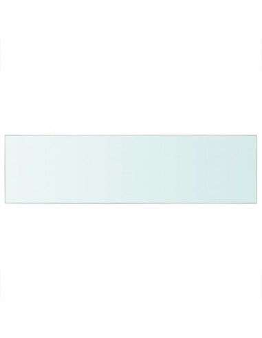 Mensola in Vetro Trasparente 90x25 cm