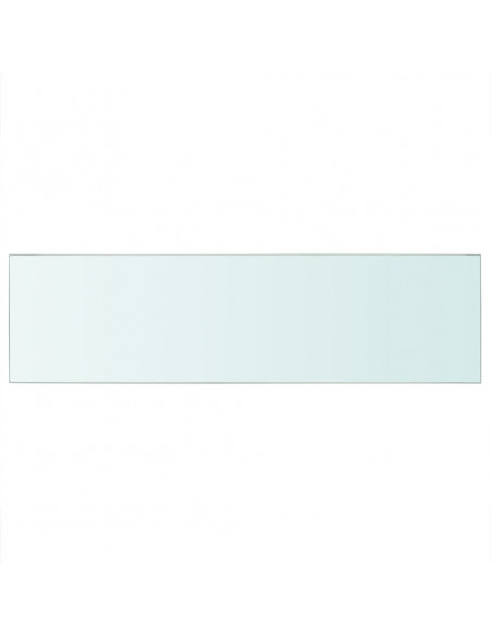 Mensola in Vetro Trasparente 90x25 cm