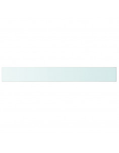 Mensola in Vetro Trasparente 100x12 cm 2