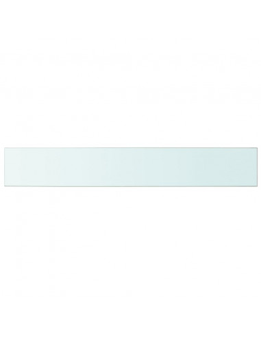 Lastra in Vetro Bianco 100x15 cm