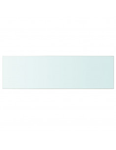 Mensola in Vetro Trasparente 100x30 cm 2