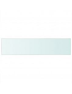 Mensola in Vetro Trasparente 110x25 cm 2