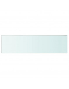 Mensola in Vetro Trasparente 110x30 cm 2