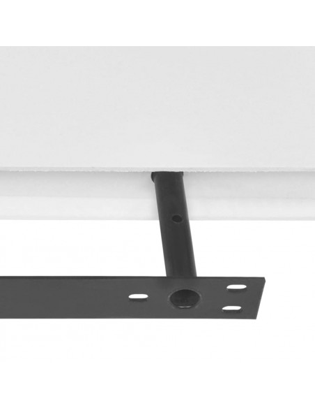 Mensole a Parete 4 pz Bianco 120 cm