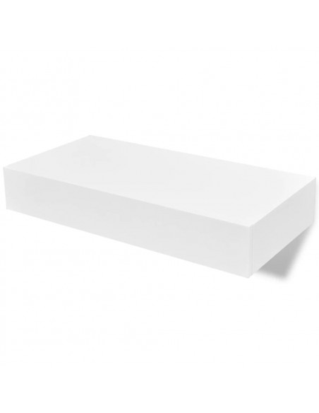 Mensole con Cassetti 2 pz Bianco 48 cm