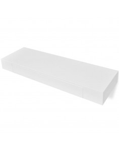 Mensole con Cassetti 2 pz Bianco 80 cm 2