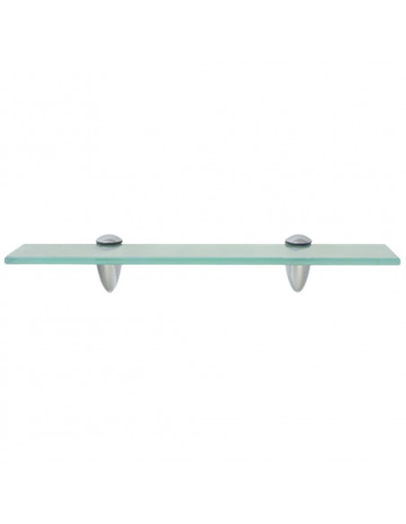 Mensole Galleggianti 2 pz in Vetro 40x10 cm 8 mm