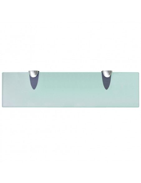 Mensole Galleggianti 2 pz in Vetro 40x10 cm 8 mm