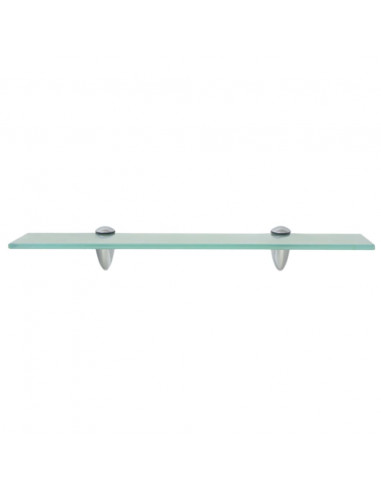 Mensole Galleggianti 2 pz in Vetro 50x10 cm 8 mm